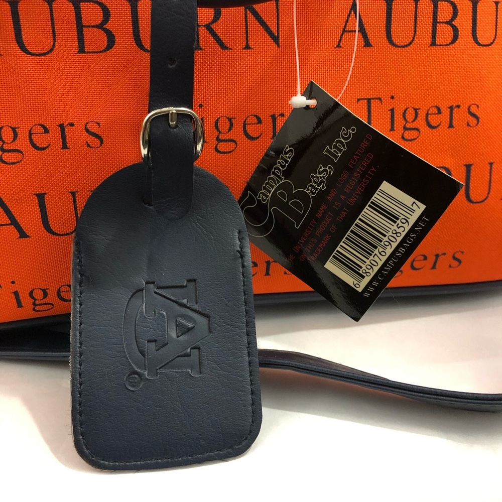 🍑SOLD AUBURN UNiversity Tigers Travel Duffle Bag - Picture 4 of 8
